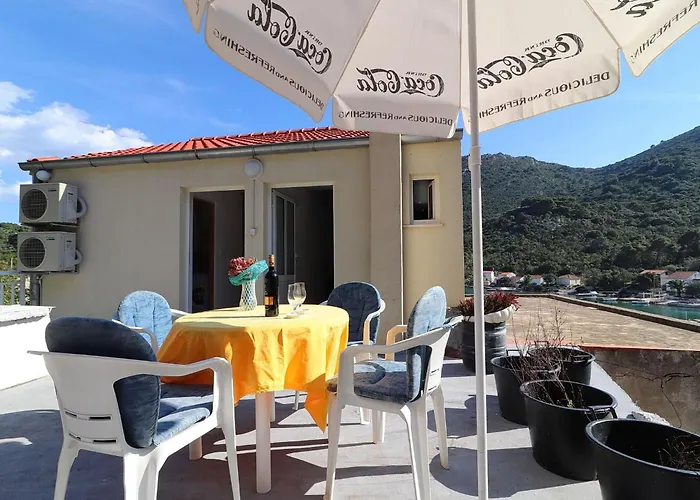 Belin Mljet - One Bedroom With Terrace And Sea View 아파트 *
